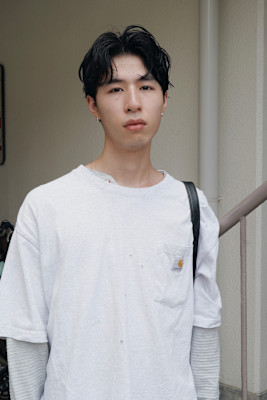 センターパートショート