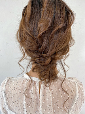 ヘアセット/ヘアアレンジ/結婚パーティーヘアセット