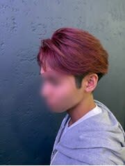 ワンブリーチで暖色カラーに！メンズカラー/ハイトーン/池袋