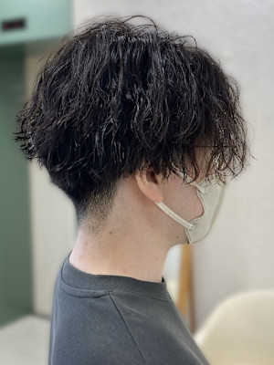 銀座メンズパーマ波巻きシャドウパーマツイストスパイラル無造作