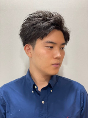 フェザーパーマ【理容室/バーバー/フェザーパーマ】