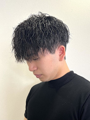 【平山明樹】縦落ちスパイラルパーマ