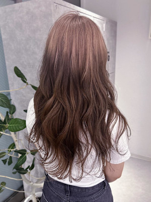 【Nanaka】ルーツカラー/ピンクベージュ/デザインカラー