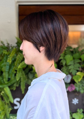 乾かすだけで叶う、品よくまとまる大人ショート