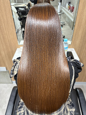 髪質改善ストレート