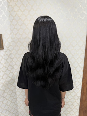 黒髪ロング