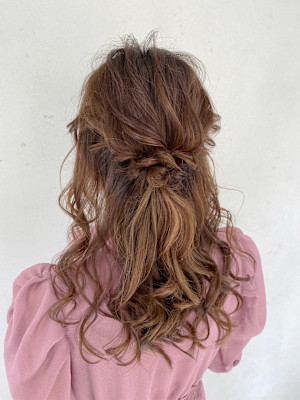 ヘアセット/ヘアアレンジ/結婚パーティーヘアセット