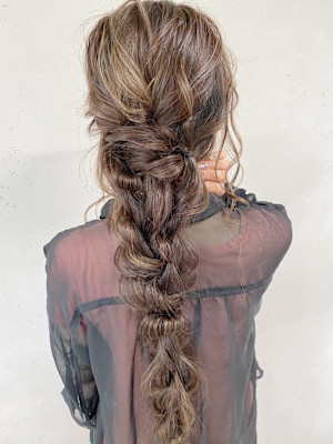 ヘアセット/ヘアアレンジ/結婚パーティーヘアセット