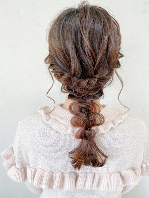 ヘアセット/ヘアアレンジ/結婚パーティーヘアセット