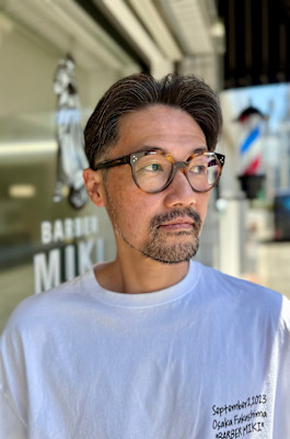 大人ツーブロック