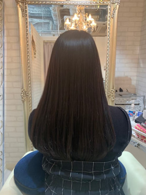 髪質改善カラーと艶髪ハーブ