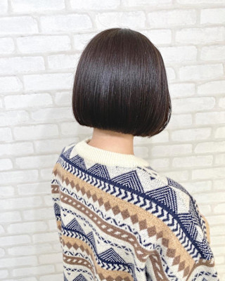 内巻きボブ