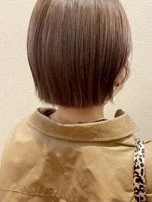 #切りっぱなしボブ　#スッキリショート