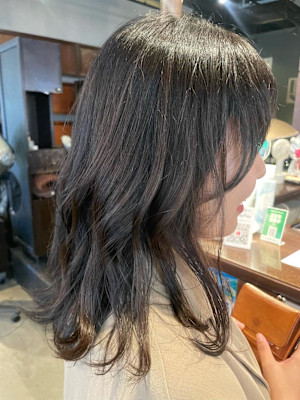 ミディアム/グレージュ/透明感