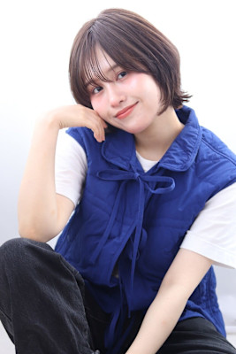 抜け感！レイヤーボブ