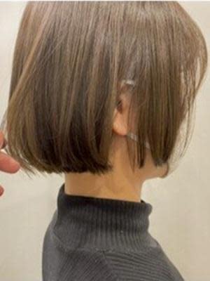#ボブスタイル　#アッシュカラー