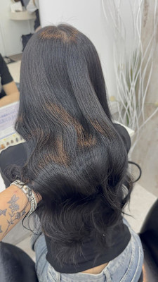 簡単スタイリング/小顔ヘア/ヘアセット