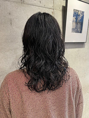 楽ちんパーマスタイル