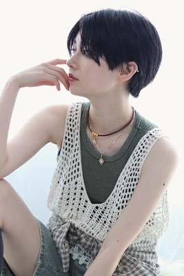 20代30代40代/センターパート☆ハンサムショート