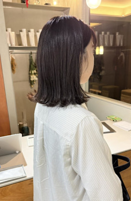 《花屋併設》ダークグレージュ　透明感