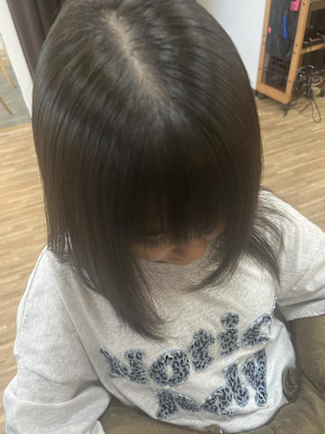 ミディアム／縮毛矯正