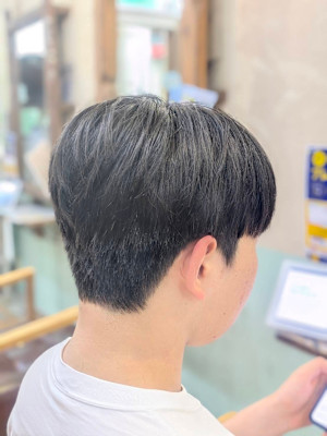 骨格矯正ダウンパーマ