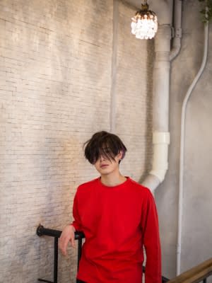 無造作センターパート