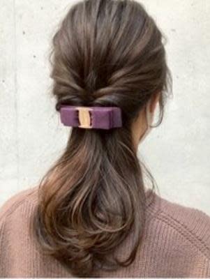 #バレッタアレンジ　#クルリンパ