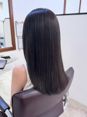 【白髪ぼかしハイライト】しっかり染めでも透明感🫧