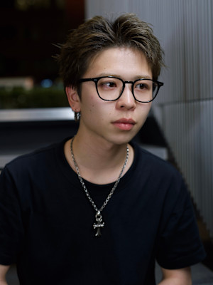 かきあげアップバング