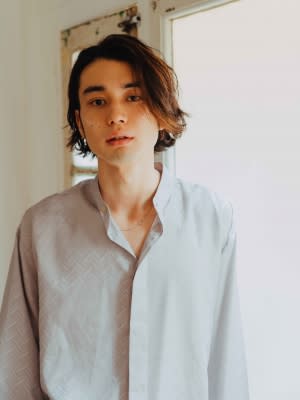 メンズミディアムパーマ