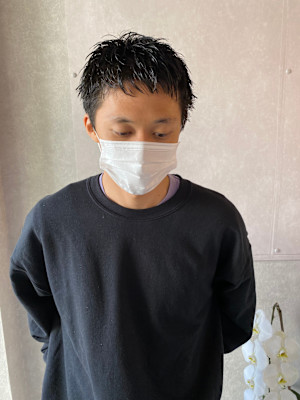 スパイキーショート/メンズ短髪/ショートヘア