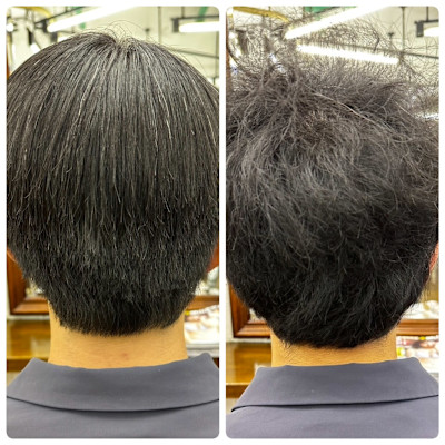 メンズ縮毛矯正ショート