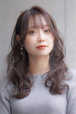 セミロング×大人レイヤー