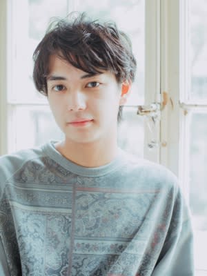 爽やかパーマスタイル