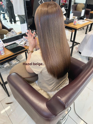 髪質改善カラー/ヘーゼルベージュ