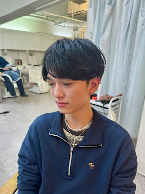 ラウンドマッシュ/シースルーマッシュ/韓国マッシュ