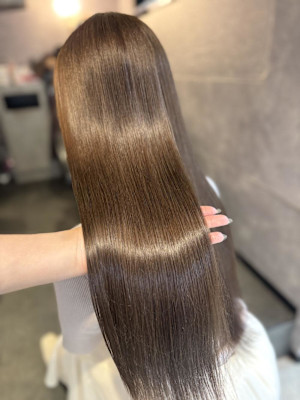 《鈴木茉奈》オリーブブラウン/透明感カラー/艶髪