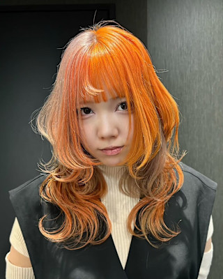 セクションカラー　ケアブリーチ　ダブルカラー　表参道/原宿