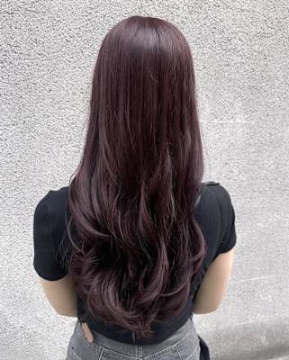 ブリーチなしのダブルカラー　ボルドールビー