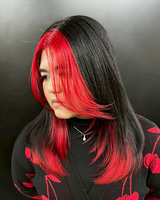 セクションカラー　ケアブリーチ　ブリーチカラー　原宿/表参道