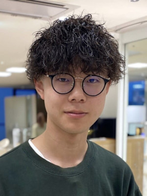 銀座メンズパーマ波巻きシャドウパーマツイストスパイラル無造作