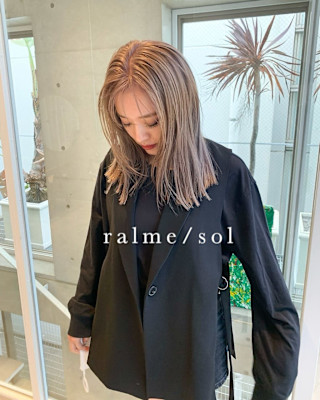 ralmesol ブリーチレイヤー髪質改善【ラルム】×スタ