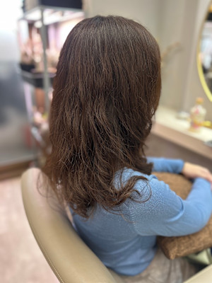 ロングゆるふわパーマスタイル♪