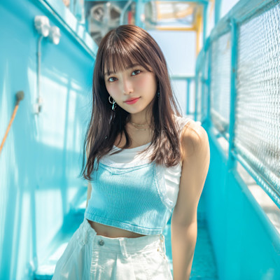 ブリーチカラー、ミルクティー