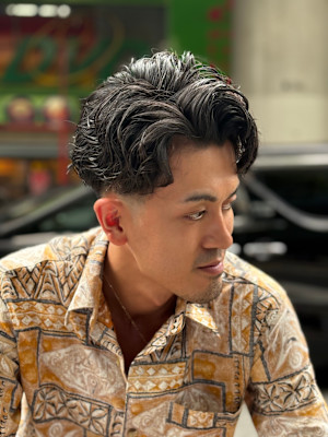 サーフカール×テーパーフェード