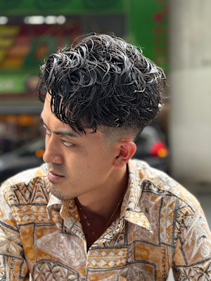 サーフカール×パーマ