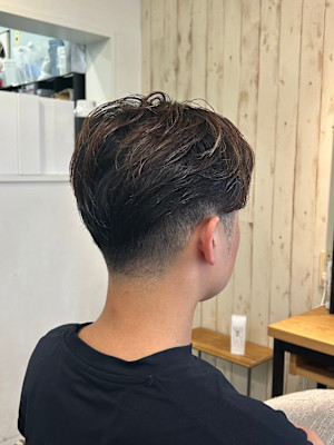 メンズ/メンズカット/センターパート/刈り上げ/フェード