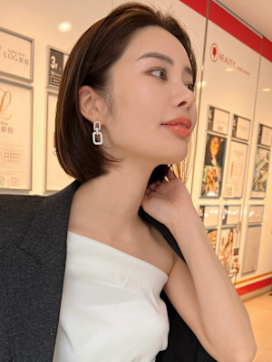 #ボブ #切りっぱなしボブ #レイヤーボブ #くびれボブ 