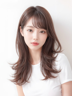 艶髪♪外ハネ×小顔ミディアムレイヤー